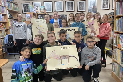 Tropem psich bohaterów - lekcje biblioteczne dla II i III klasy Szkoły Podstawowej w Chełmcu
